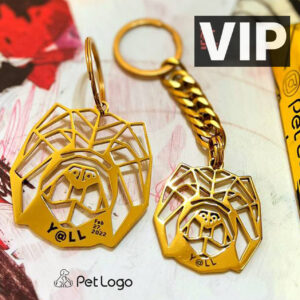 ست VIP سگ چاوچاو (پلاک و جاکلیدی خاص )