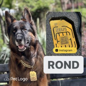 پلاک سگ سیمکارت رند ROND