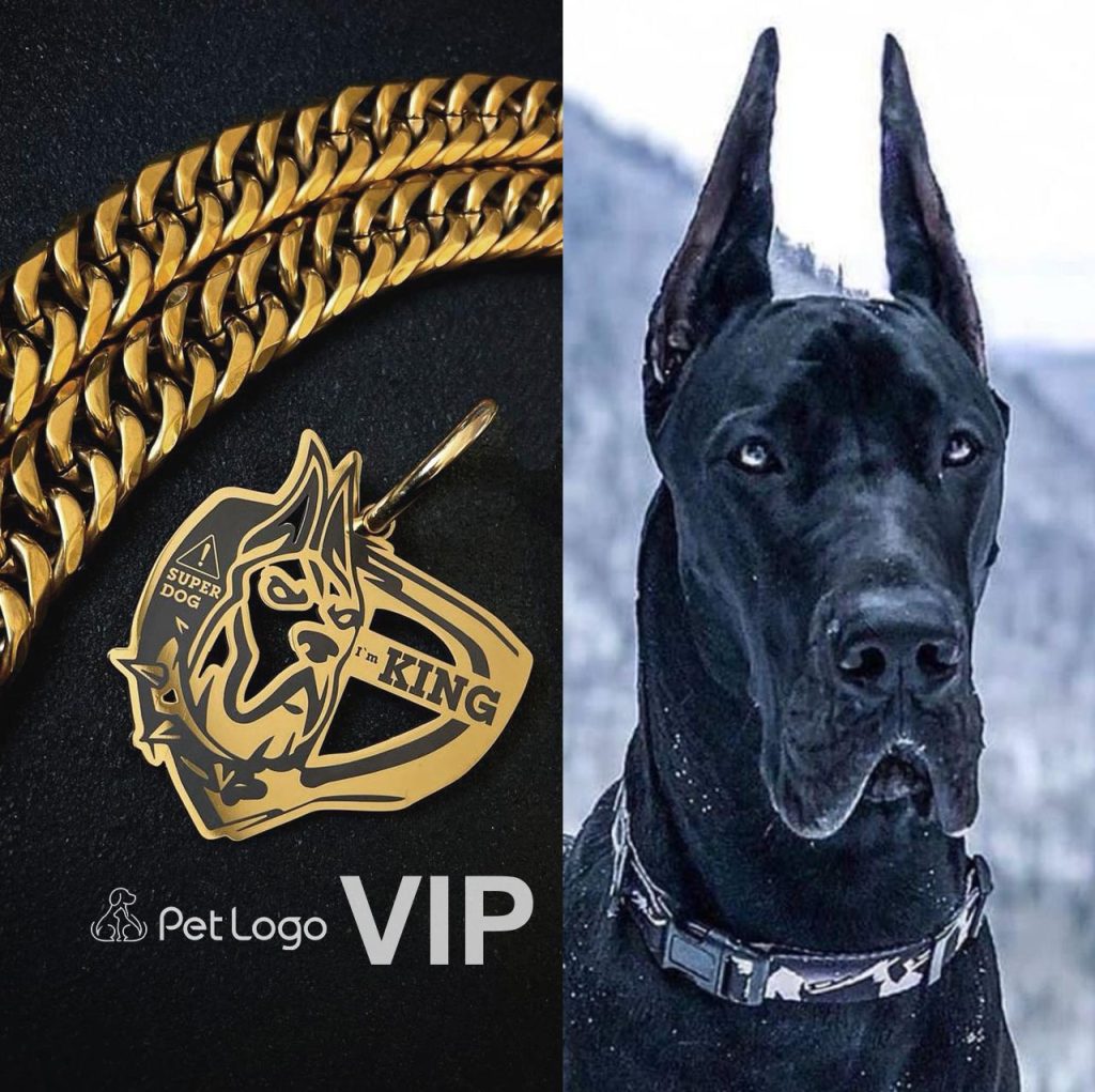 پلاک سگ گریت دین VIP