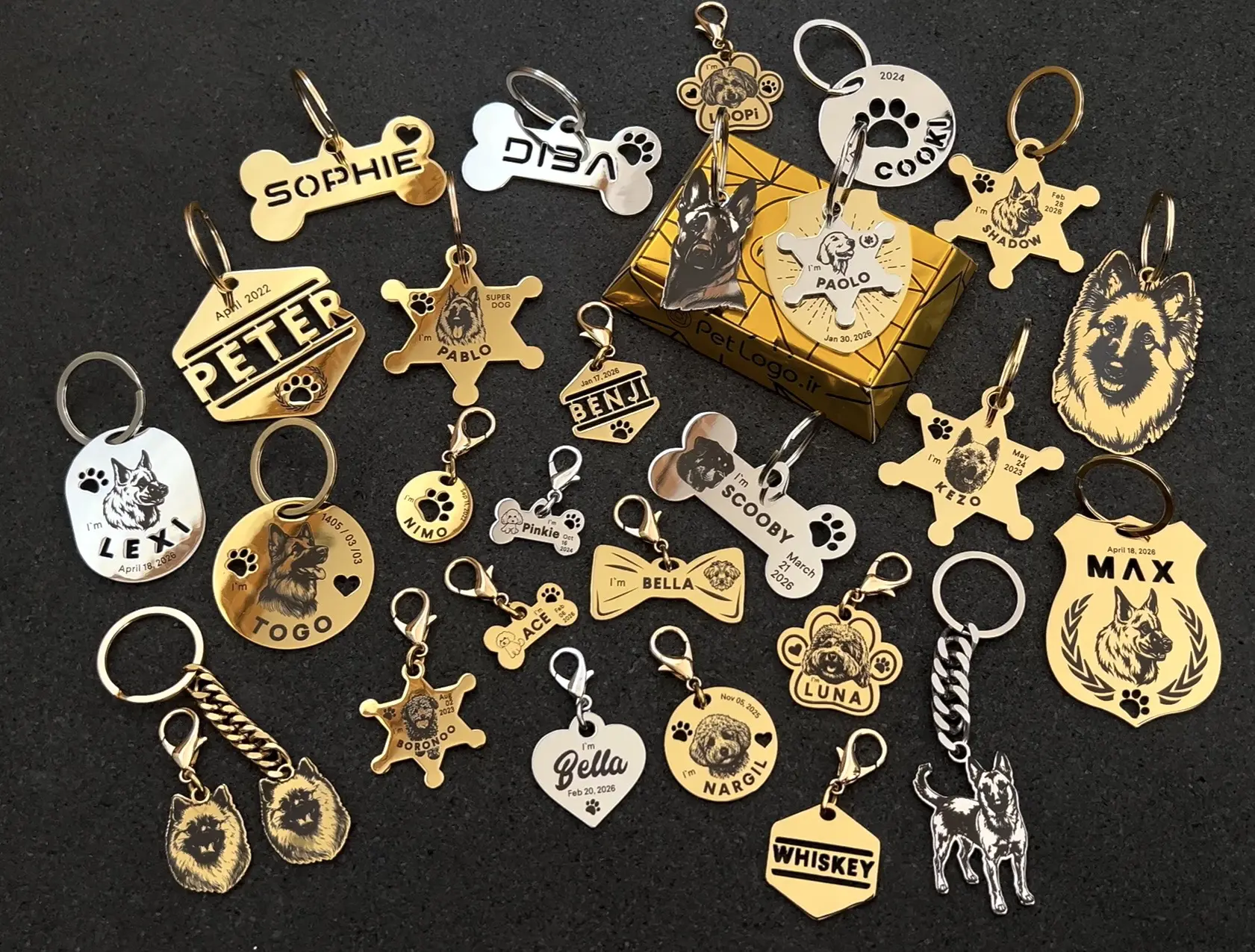 Pet Logo identification tag